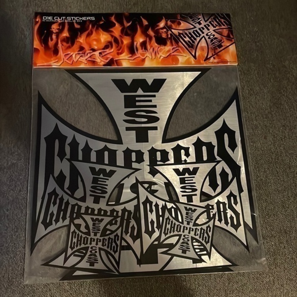 West Coast Choppers Motorcycle Stickers Decals